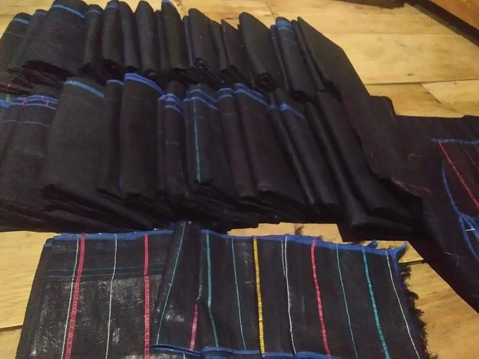 Kain tenun Kajang (foto Nursida)